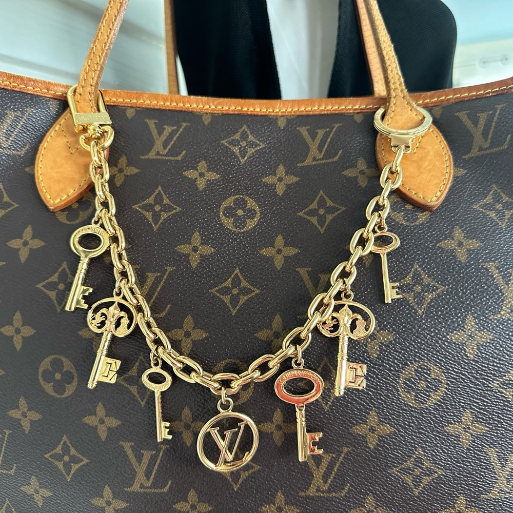 💛Louis Vuitton Bijoux Sack Key Charm ring